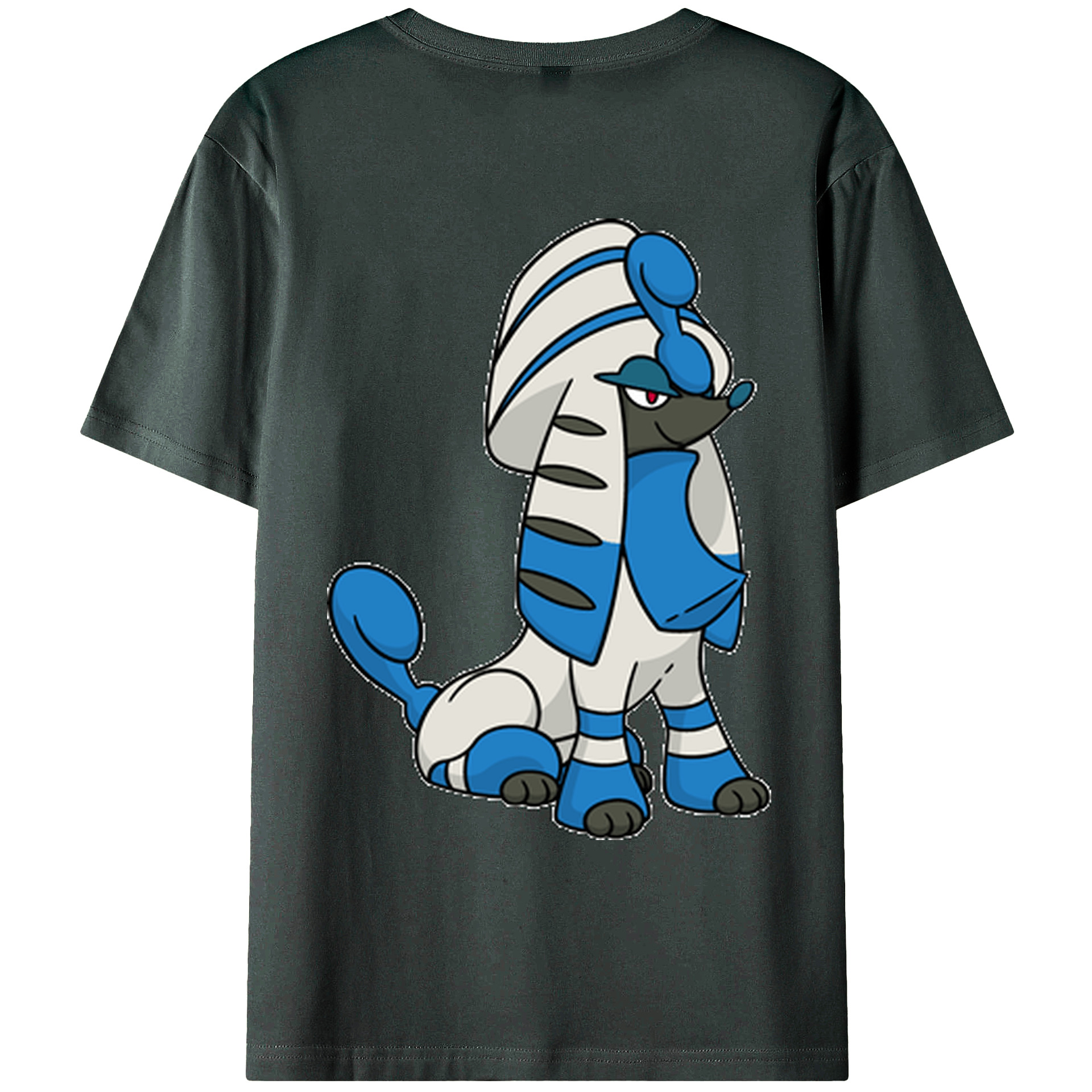 （画像用） ポケットモンスター Pokémon 綿100％ メンズ半袖Tシャツ（バックプリント） 通気性